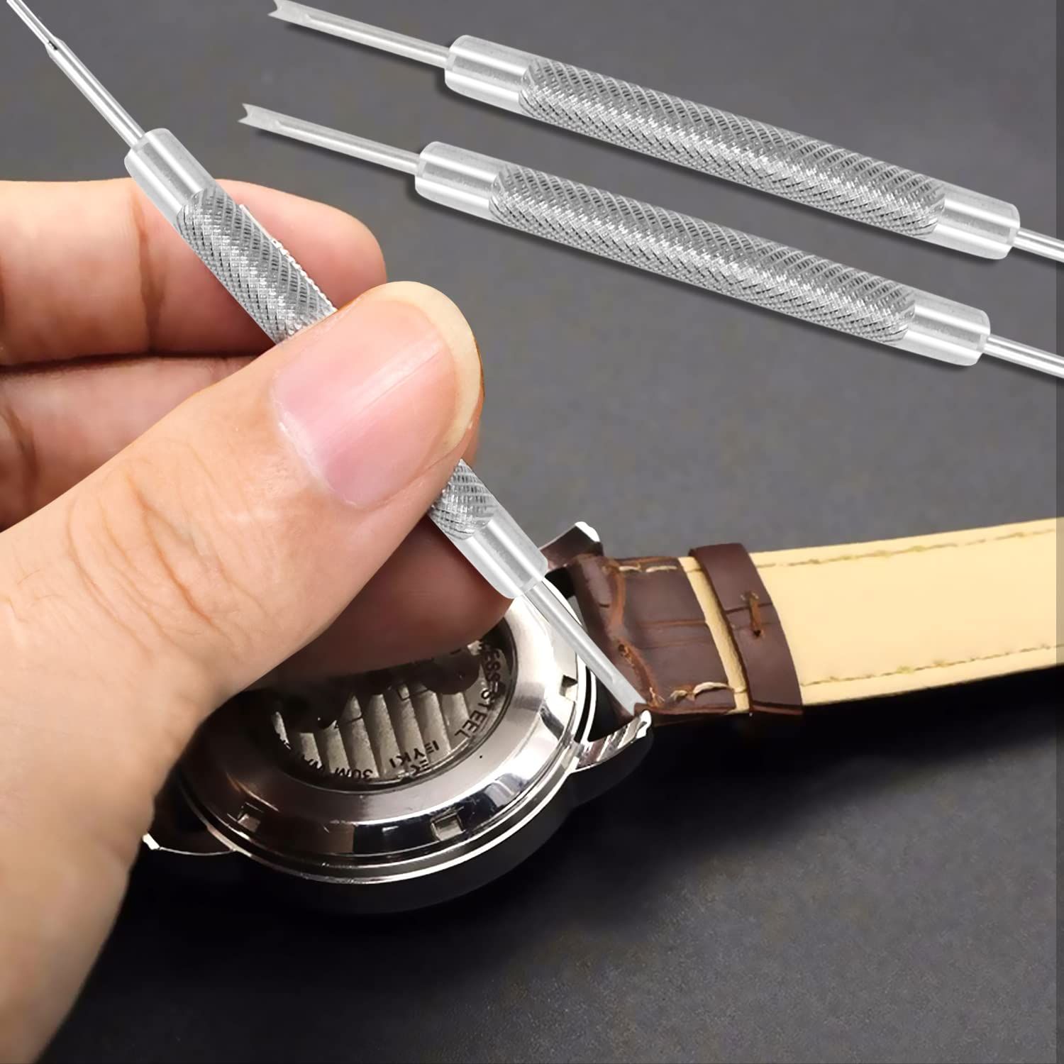 3PCS Double Tip Pins Tools Spring Bar Tools for Watch Wrist Strap Removal Repair Fix Kit Tool Table repair tools โ image 4