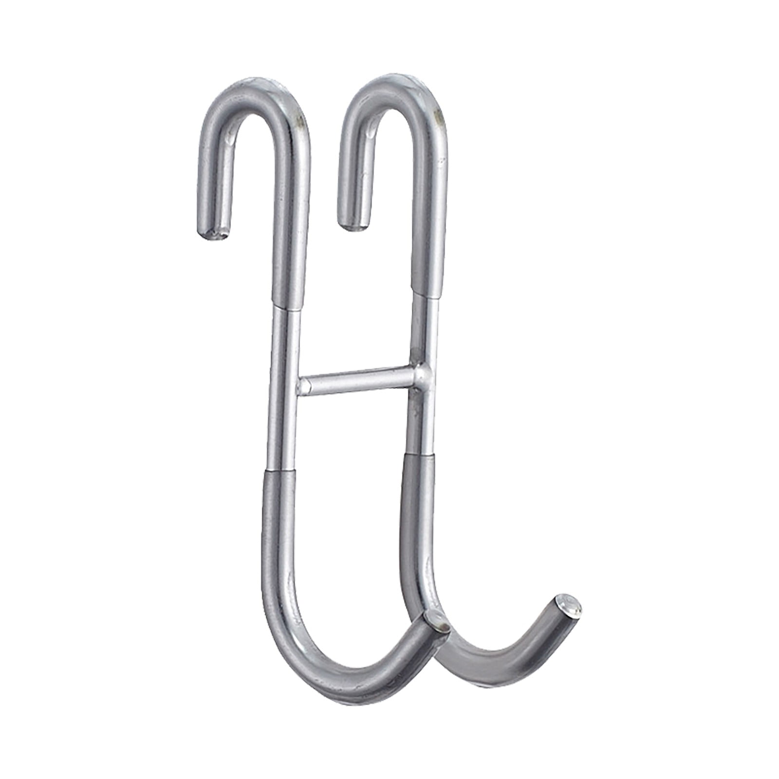 1 Pack Over The Door Hooks, Hangers Hooks with Rubber Prevent Scratches Heavy Duty Organizer for Living Room, Bathroom, Transparent