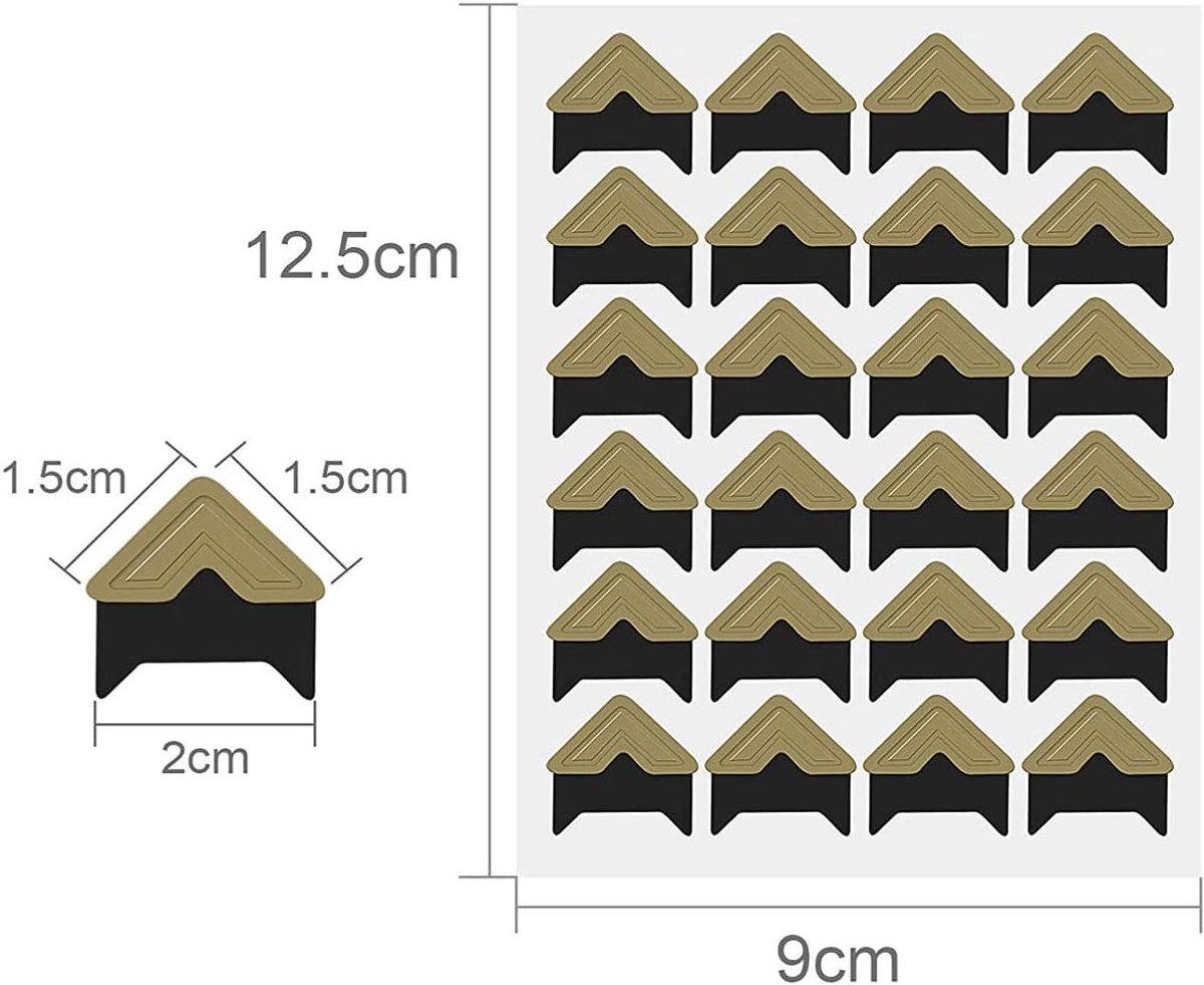 432 pieces - photo corners for scrapbooking - photo stickers for albums - photo corner stickers for scrapbook albums - sticker - DIY craft supplies — image 5