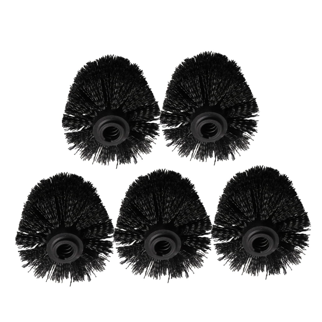 5 Pcs Brush Head Toilet Eco Refills Scrubber Heads Brushes Bowl Black โ image 5