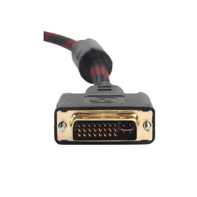 DVI Black Cable Male DVI-D for LCD Monitor Computer PC Projector DVD Cord Lead - 3M — image 3