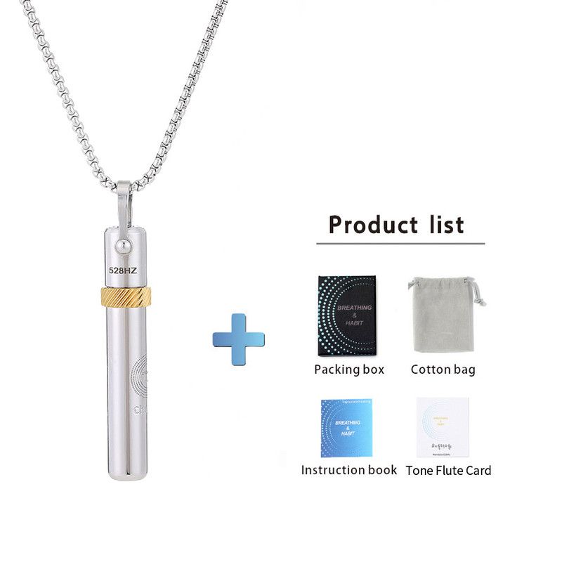 528Hz Meditation Necklace β Stress & Anxiety Relief Jewelry