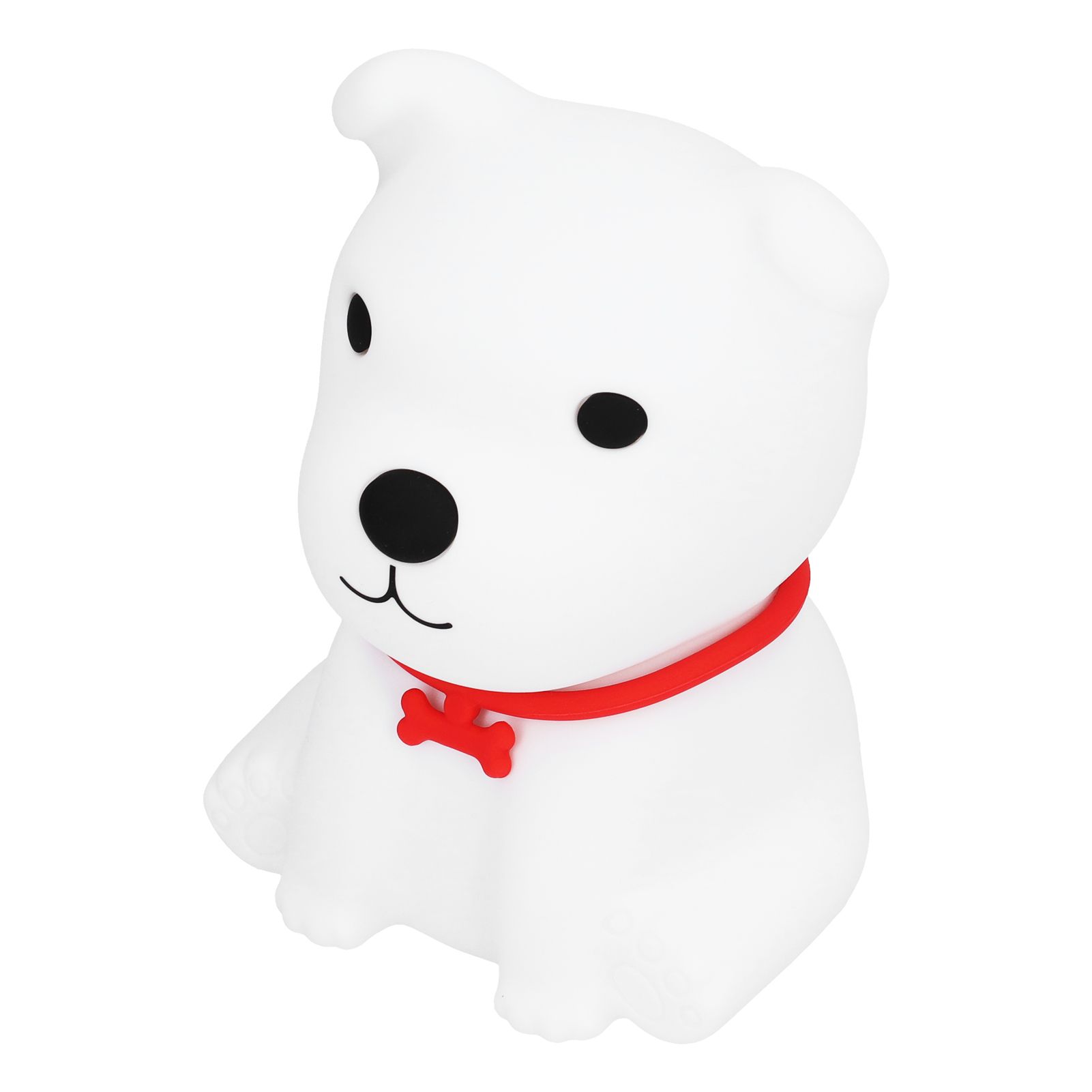 Cute Dog Shaped Silicone Lamp Kids Night Light Portable Bedside Light for Baby Sleeping Nursery USB Charging β image 5