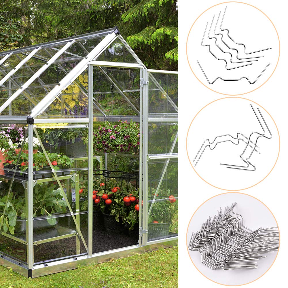 Greenhouse Clamps, 50-pack, greenhouse clamps, stainless steel W-clamps โ image 4