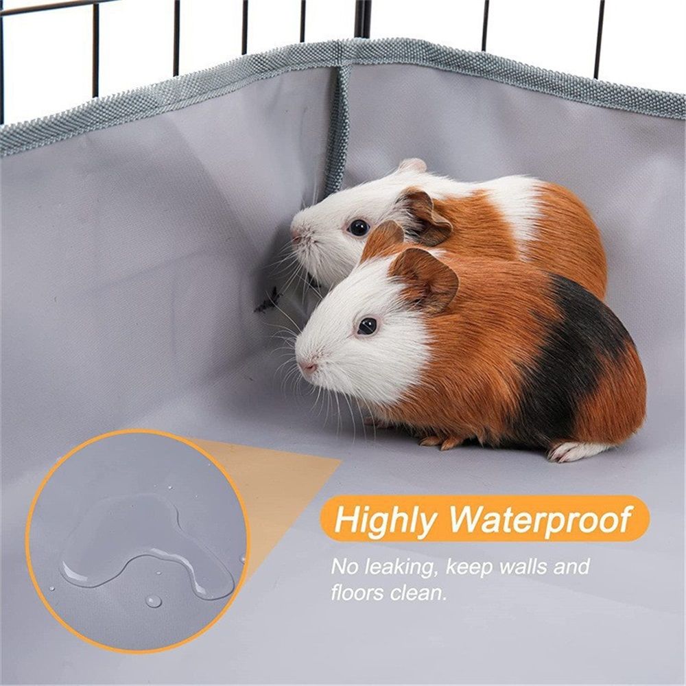 Guinea Pig Cage Liner Tarp Bottom Waterproof and Washable Base Also for Rabbits, Bunny, Hedgehog, Ferrets and Other Small Animals(120*62cm) โ image 3