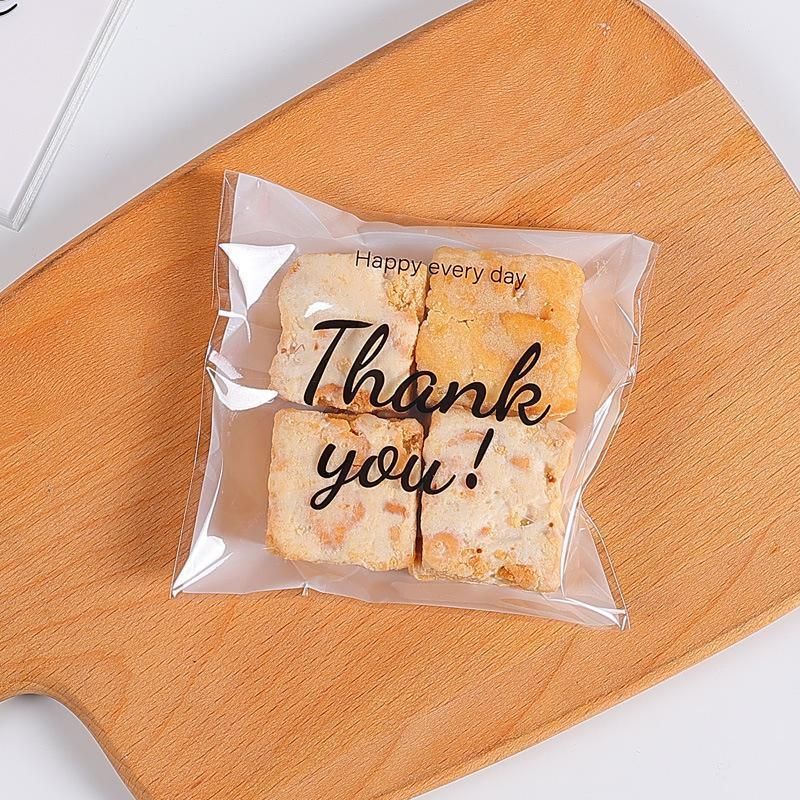 500 Pack Self Adhesive Cookie Packaging Bags Vibrant Designs OPP Material - Cute 10*10*3cm โ image 4