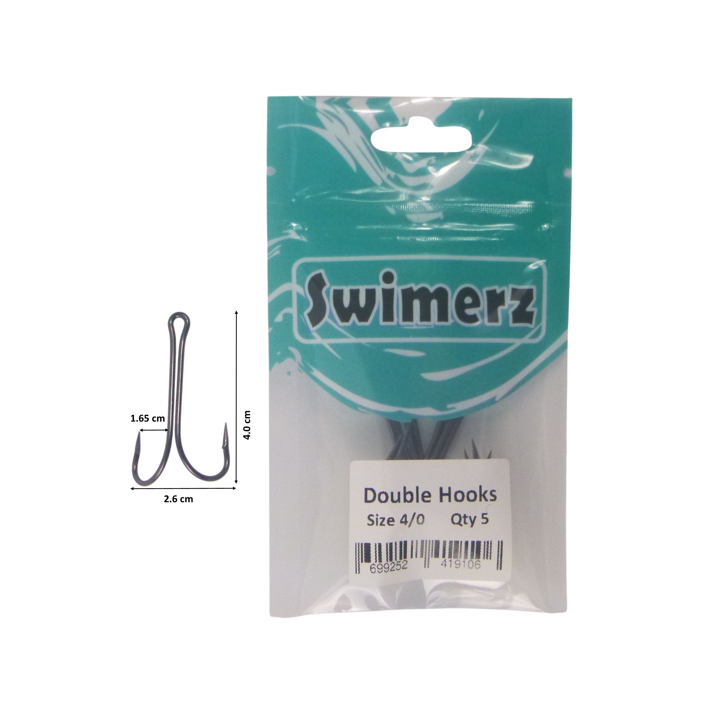 Swimerz Size 4/0 Extra Strong Double Hook 5 Pack โ image 3