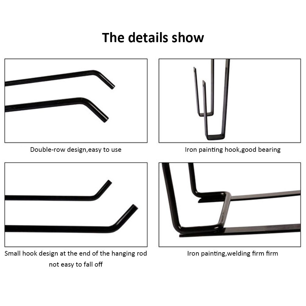 Cabinet Roll Paper Holder Paper Towel Hanger Iron Cabinet Hanging Rack — image 4
