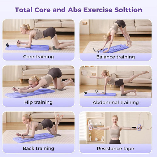 Abdominal Exercise Board Push Up Board Pilates Reformer Set Fitness Equipment — image 3