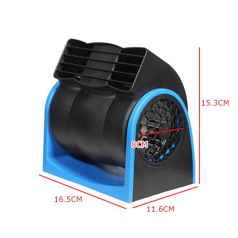 12V Adjustable Car Air Conditioning Fan Dual Speed — image 5