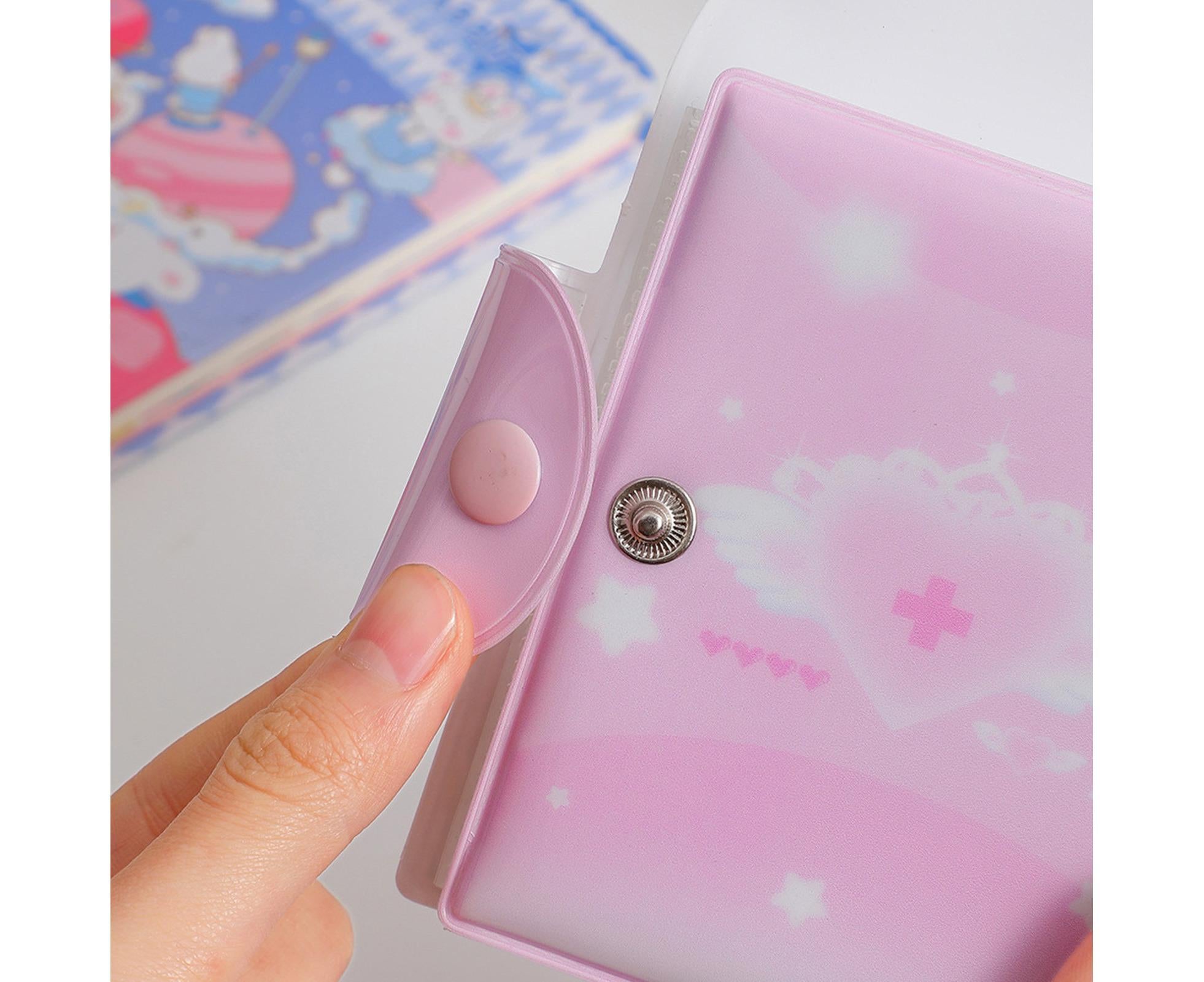 Photo Album Large Capacity Waterproof Insert Type PVC 3 Inch 40 Pages Picture Album Card Storage Binder Friends Gift - Pink โ image 5