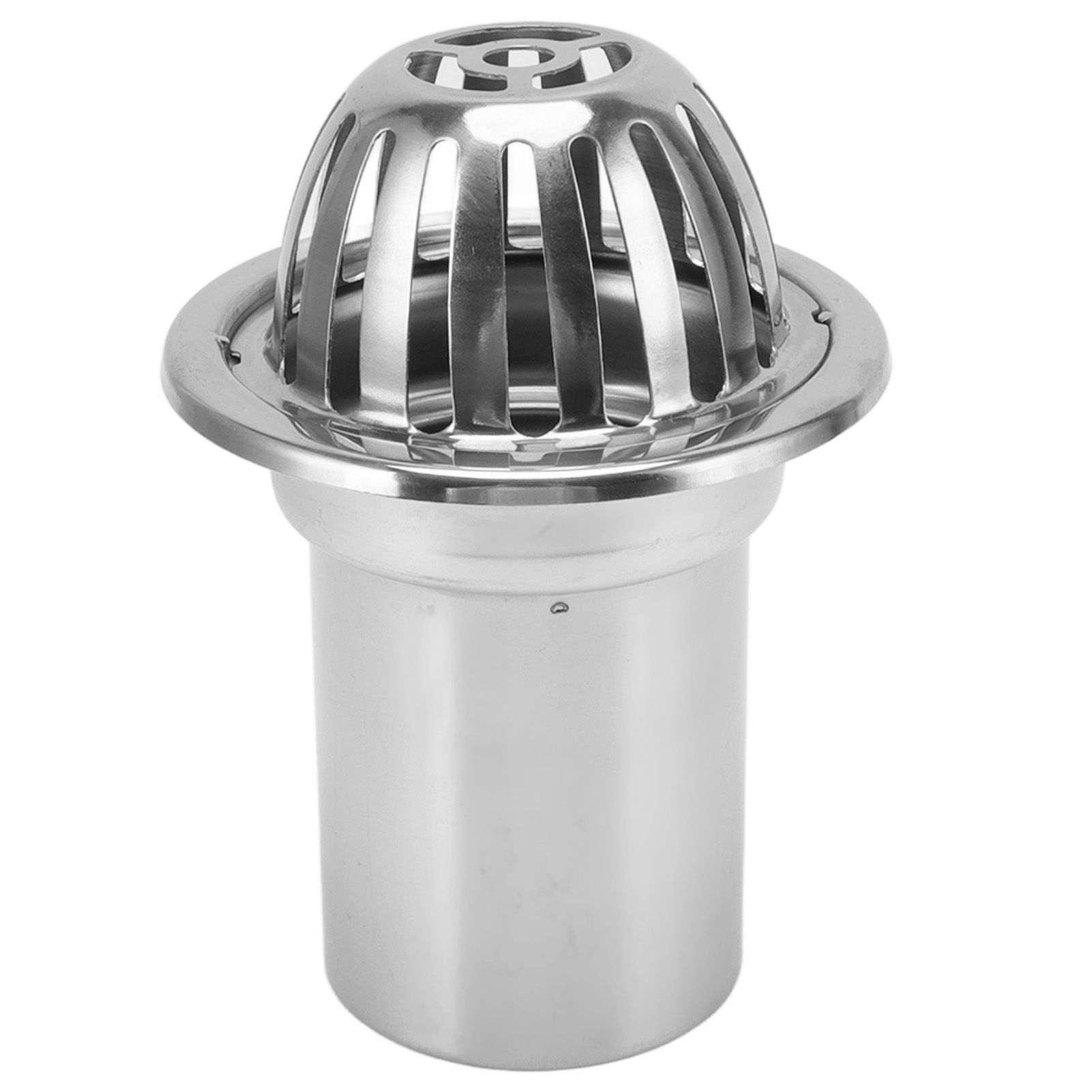 Roof Floor Drain Stainless Steel Non Blocking Balcony Outdoor Rain Bucket Drainage Parts Round 4in โ image 4