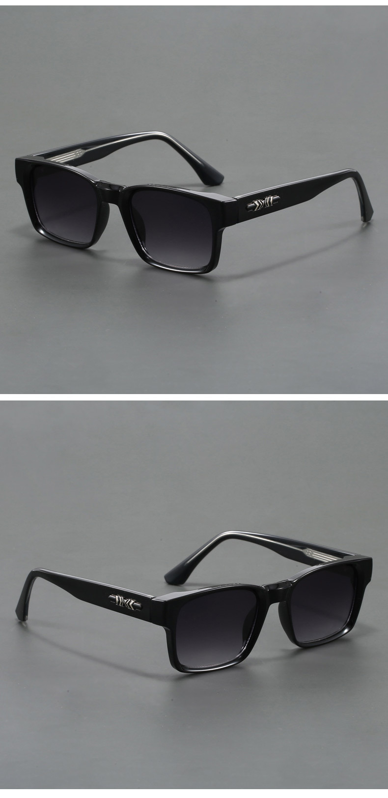 Black Trendy Oversized Lightweight Blue Light Blocking Sunglasses for Men - Anti-Fog, Photochromic, and UV Protection — image 2