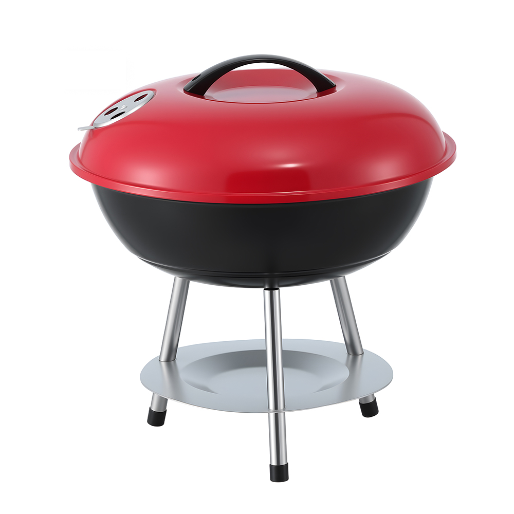 Grillz Charcoal BBQ Grill Portable with Lid for Camping Outdoor — image 4