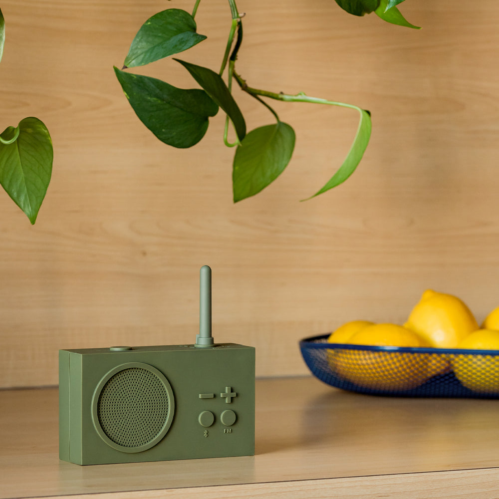 Lexon Thykho 3 Fm Radio & Bluetooth Speaker - Kakhi — image 4