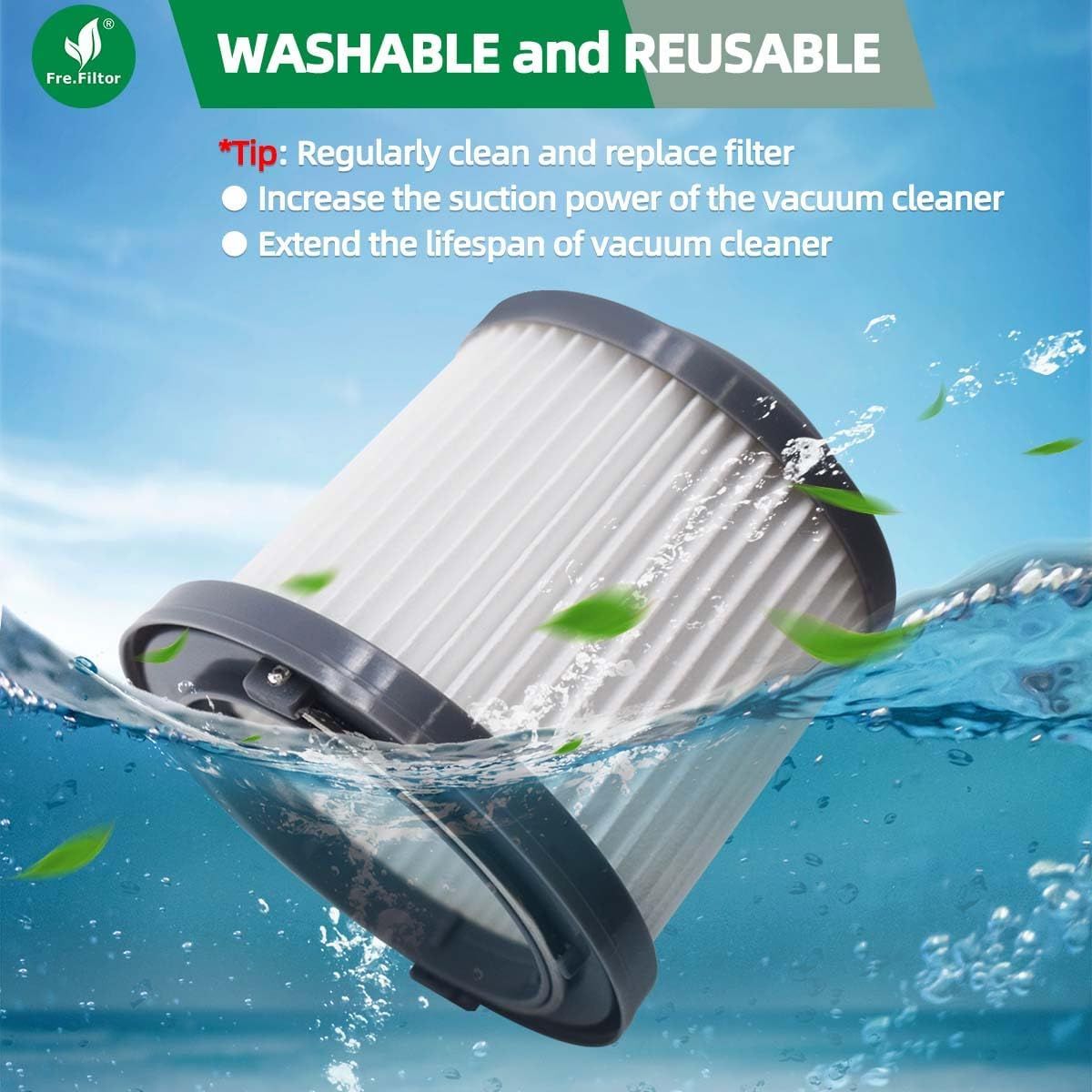6 Pack PV110 Replacement Handheld Vacuum ilters: Compatible with Black and Decker Cordless Pivot Vac BDH2000PL BDH2020L PHV1410 PHV1810 PHV1210 BDH1620LH — image 3
