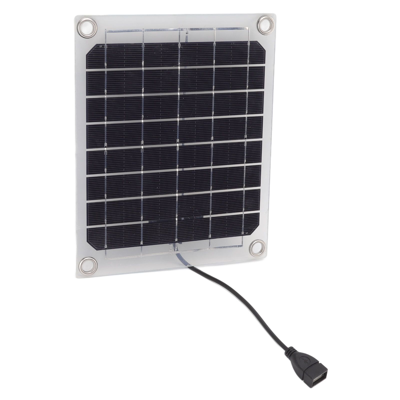 Solar Panel 10W USB Output Transparent Design Double Sided Power Generation Solar Panel for Outdoor Travel โ image 4