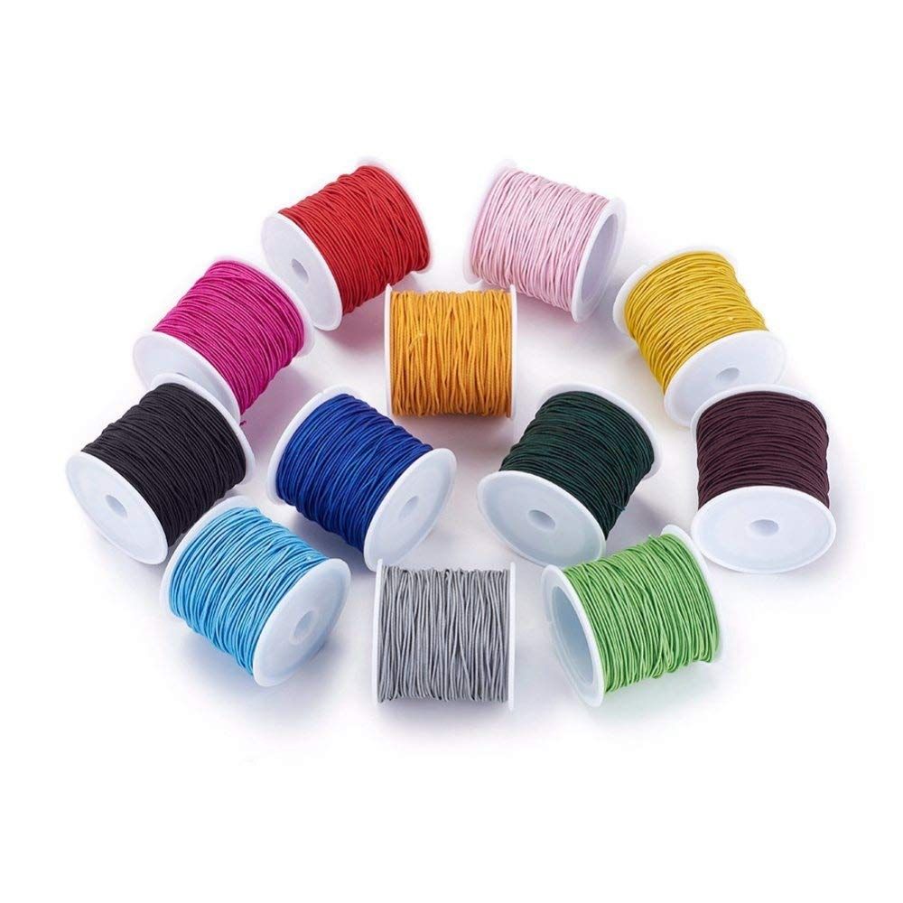 50m White Nylon Covered Elastic Thread, 0.6mm — image 5