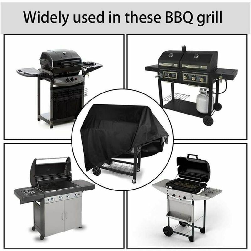 Campingaz Barbecook Rectangular Barbecue Cover L, Durable 210D Oxford BBQ Protective Tarp, Waterproof, Dustproof, UV-Resistant, 170 × 61 × 117 cm — image 3