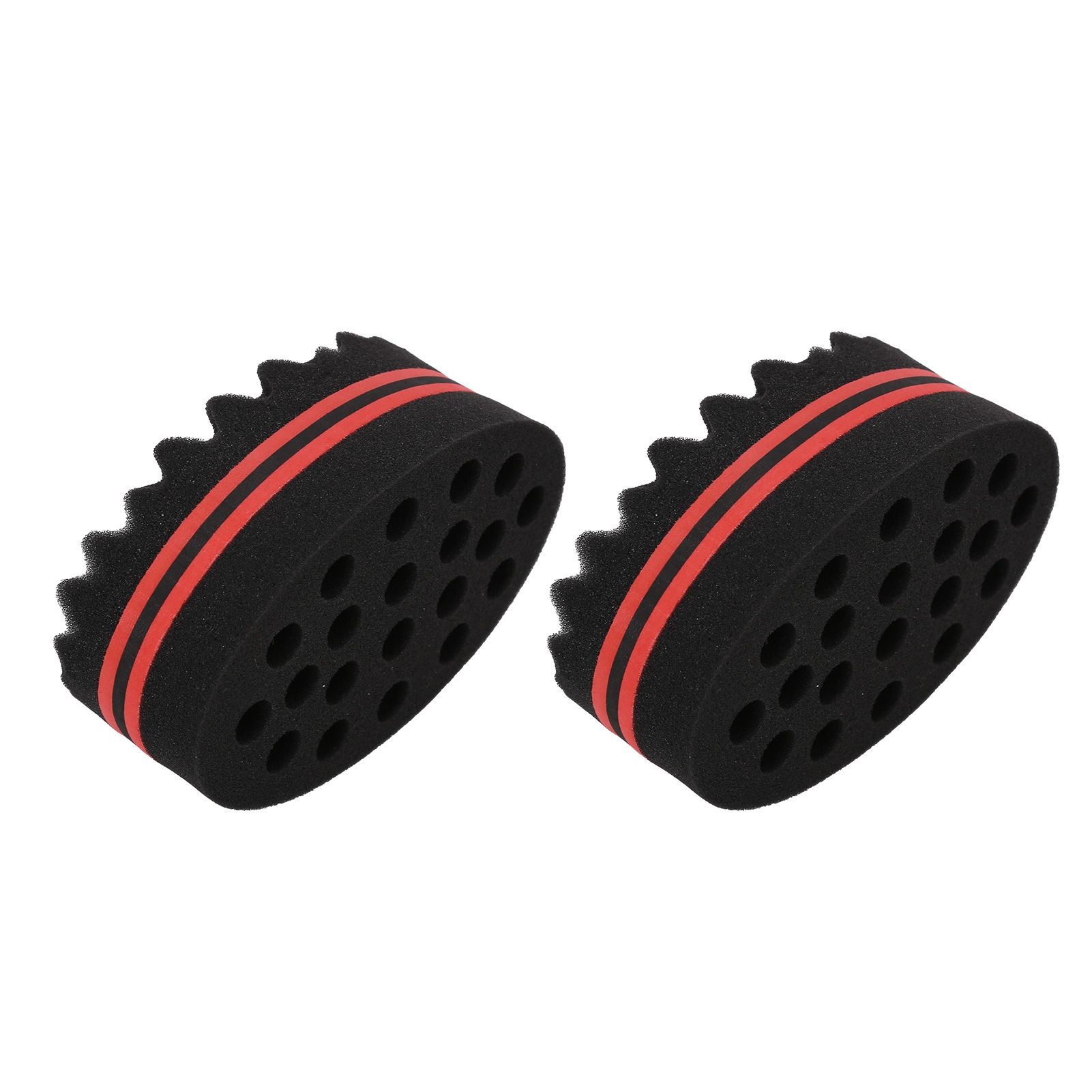 2PCS Double Sided Hair Curl Sponge 22 Hole Wavy Hair Sponge Brush Styling Tools for Home Salon โ image 3
