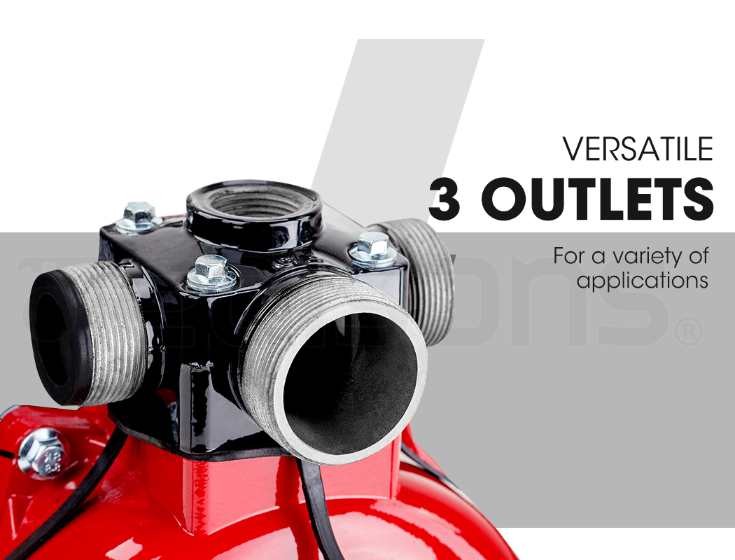 Warton 8HP 1.5 & 2 Petrol High Pressure Water Transfer Pump Irrigation Fire Fighting — image 6