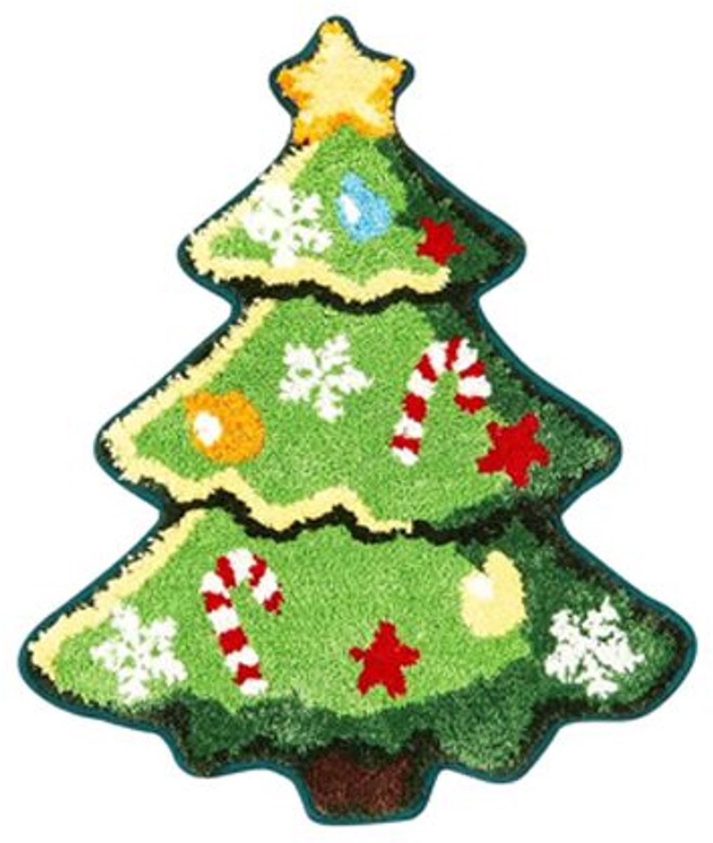 Rugs - Christmas Kitchen Rugs - Snowman and Gingerbread Man Rugs - Christmas Tree Bath Mats - Non-Slip Doormats - Winter Rugs - Perfect for the Bathroom - Home
