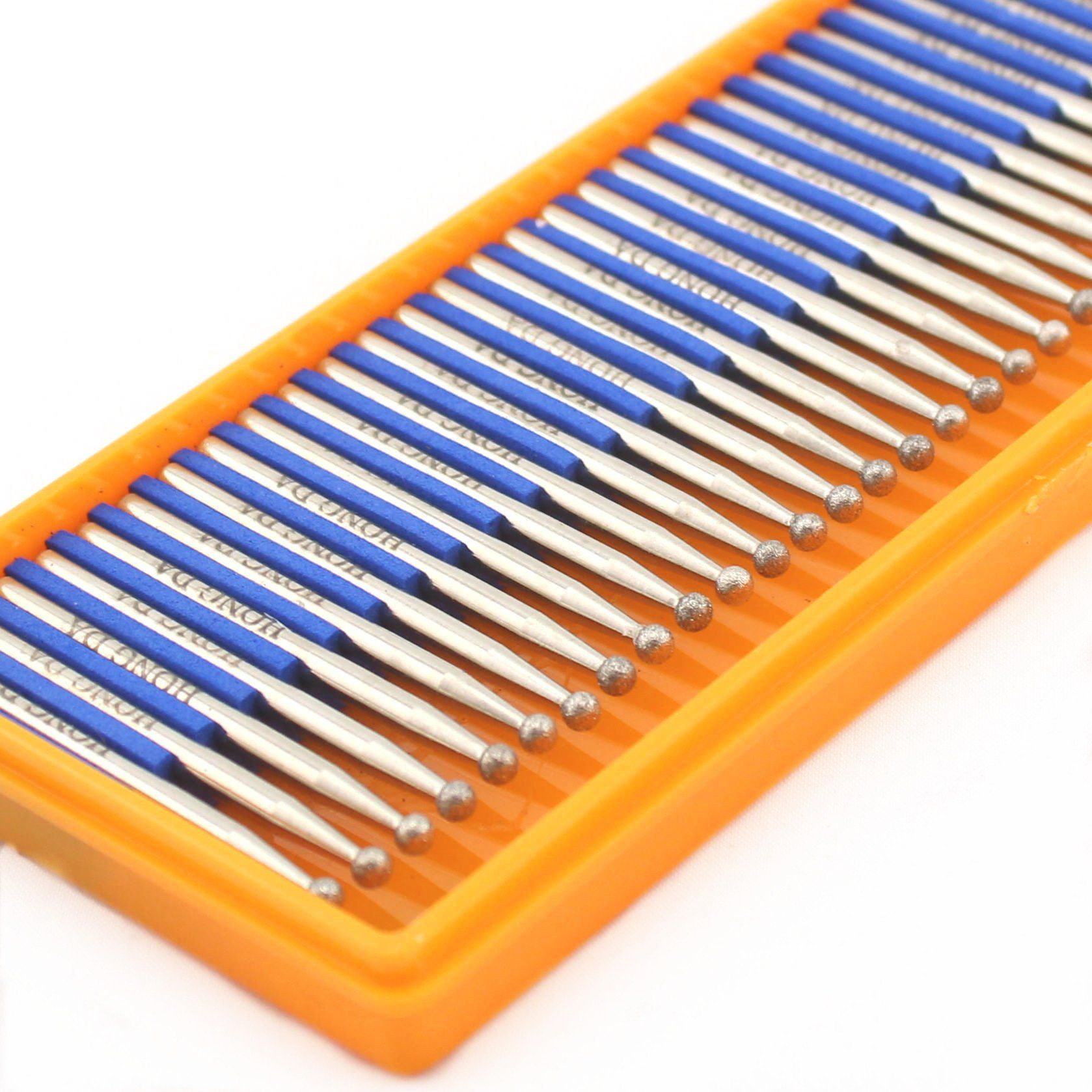 Polishing Needle Carving Head Diamond Multi shaped Polishing Head Diamond Grinding Rod Diamond Sand Magic Needle Set — image 4