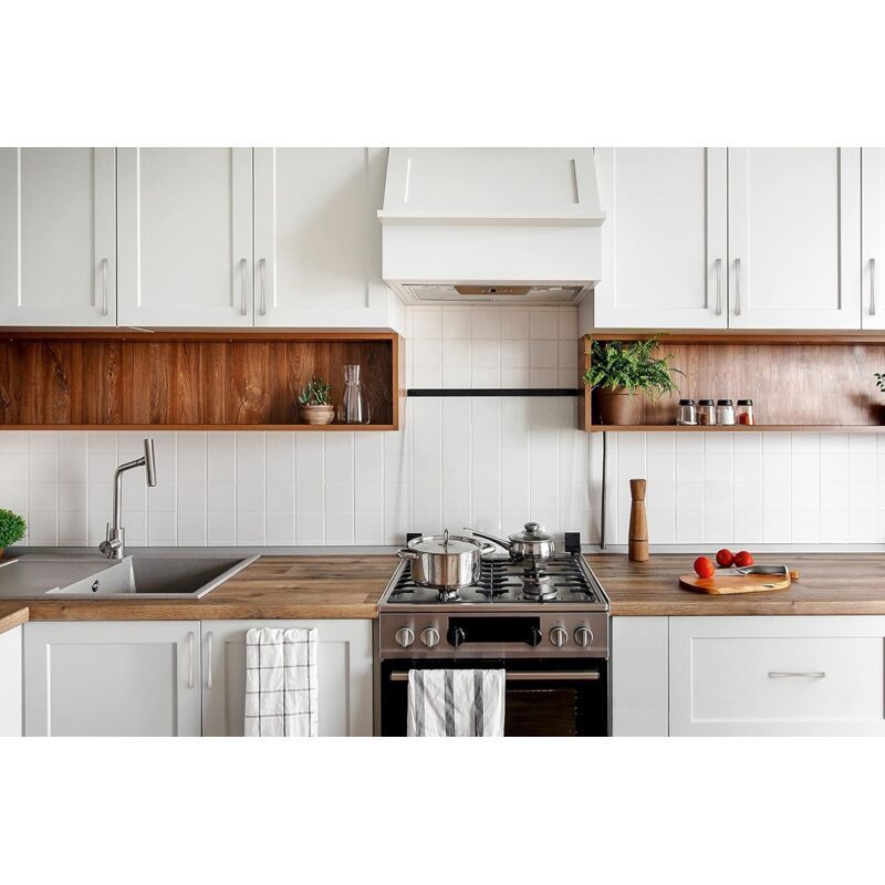 10 Pack Furniture Handles, Brushed Nickel Cupboard and Drawer Handles, 160 mm Hole Spacing — image 3
