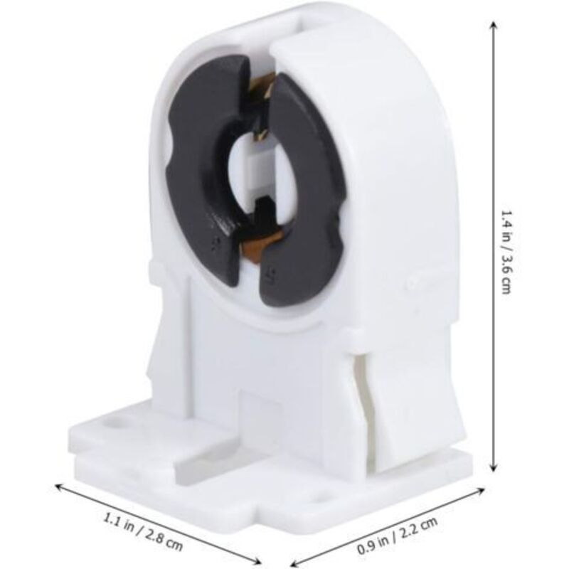 20 Pcs Douilles for Lampes Fluorescentes Non Pontees Douille of Lamp Douille Tombstone Type a Screws T8 and G13 — image 2