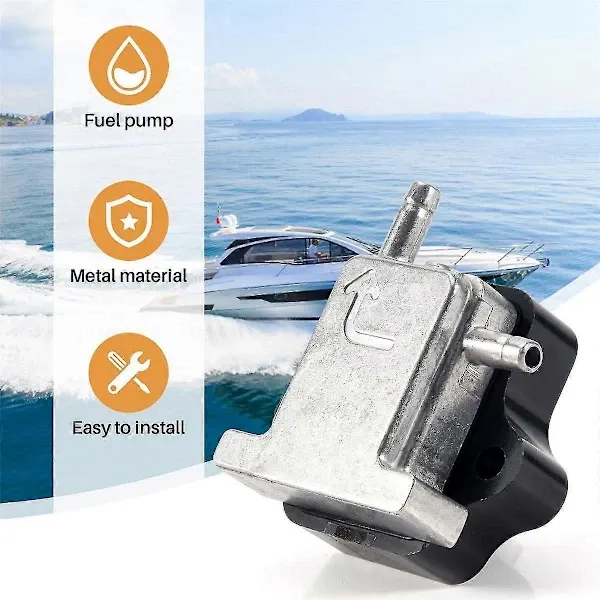3H6-04000-7 803529T06 Fuel Pump for Tohatsu for Mariner for Mercury Outboard Motor 4-9.8HP for 4-cylinder, Metal material, Black Color โ image 4