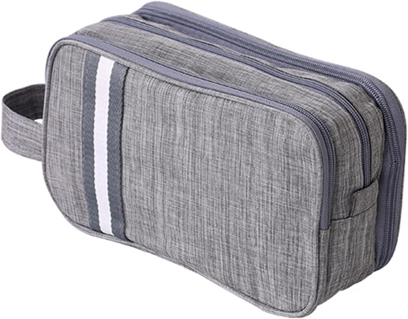 Travel Toiletry Bag, Organizer Mens Bag Dopp Kit Bathroom Shaving Portable Makeup Bags for Accessories(25*10*14cm)
