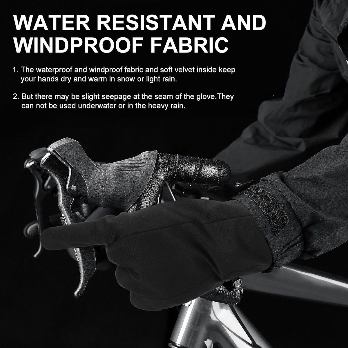 Winter Gloves, Winter Touchscreen Warm Gloves, Men's Lightweight Running Gloves Cold Weather Thermal Anti-slip Gloves, XXL โ image 5