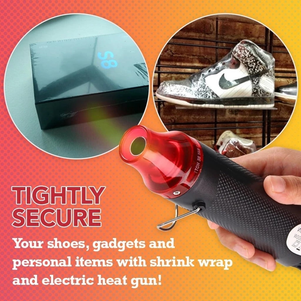 Multifunctional Hot Air Gun 220V Hot Air Gun Black - Flat Plug 1 × Heat Gun Paint Heat Shrink Wrap Tool Crafts Diy Drying Embossing Tools & Home Improvement — image 6