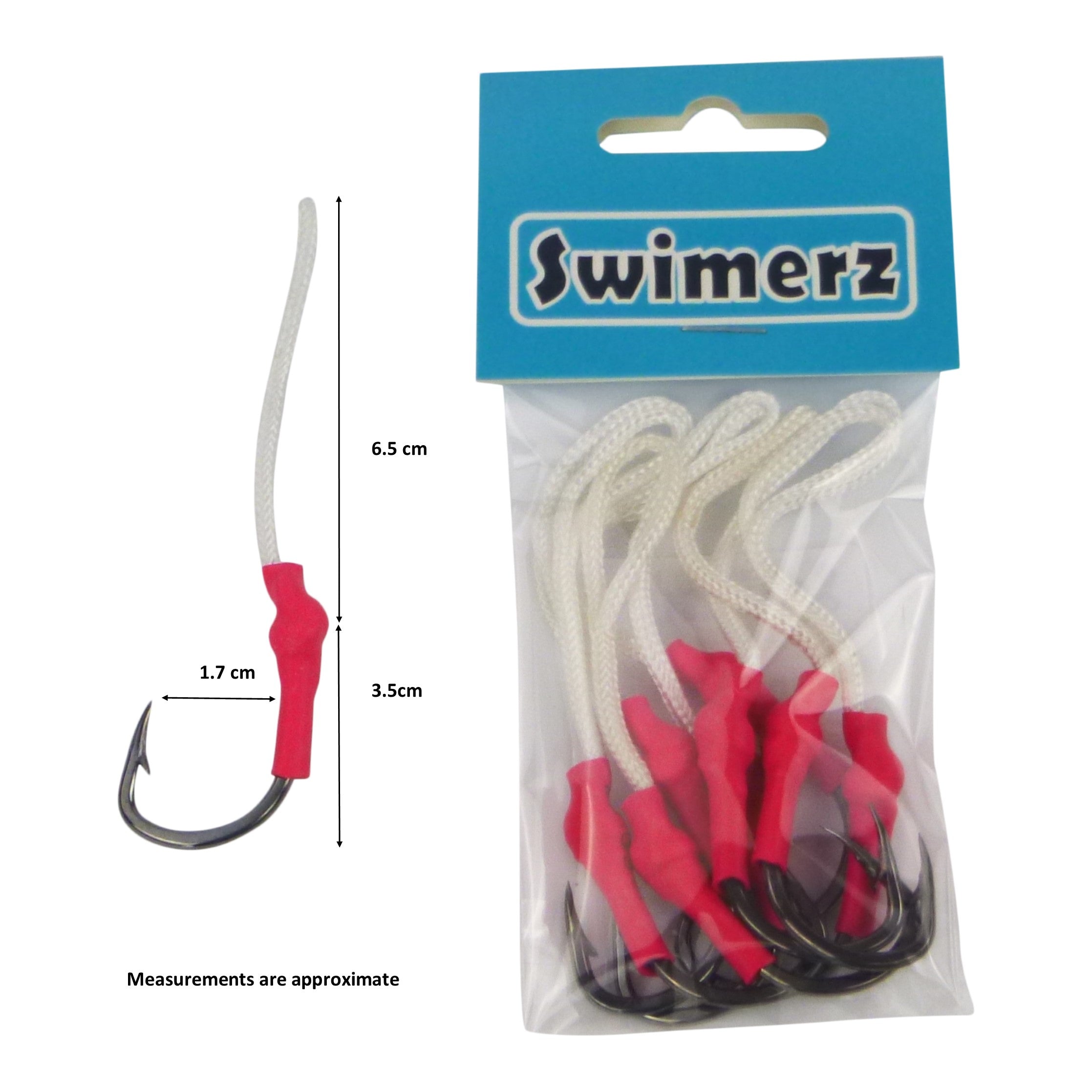 Swimerz 4/0 Single Assist Hooks, 8 pack — image 2