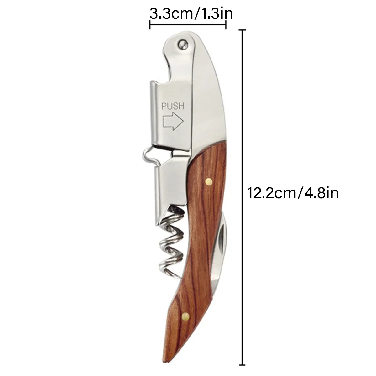 Multi Functional Wine Opener 4 In 1 Bottle Corkscrew Opener Wine Bar Tool Kit — image 3