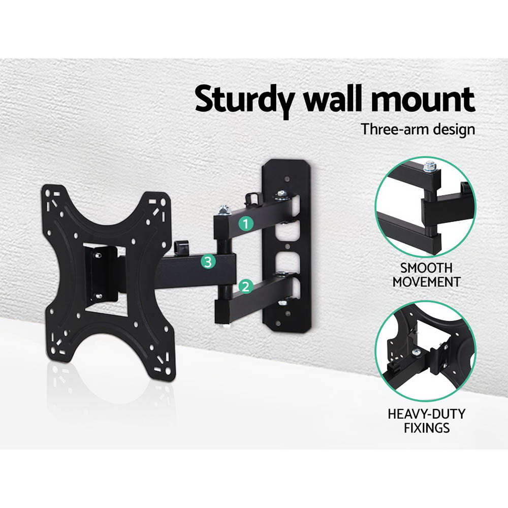 Artiss TV Wall Mount Bracket for 17"-42" LED LCD TVs Full Motion Strong Arms — image 5