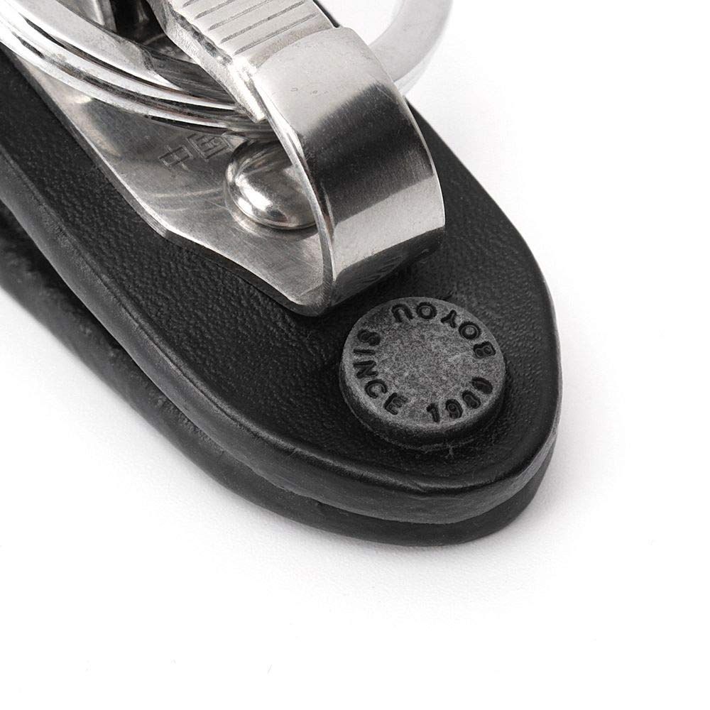 Men's detachable keychain with anti loss ring, metal keychain, easy to carry, men's waist hanging belt keychain — image 2