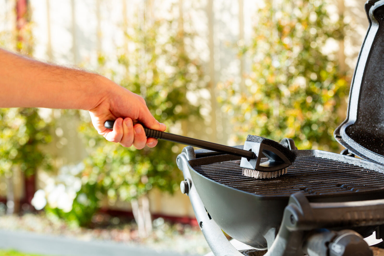Stainless Steel BBQ Brush and Scraper Blade β image 2