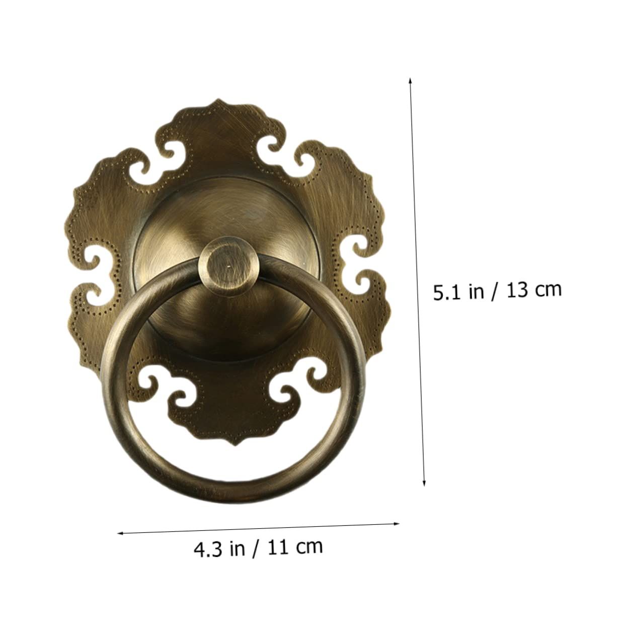 1 Pc Vintage Door Knocker Metal Ring Cupboard Door Ring Door Retro Door Ring Door Gate Knocker Handle Barn Door Pulls Barn โ image 4