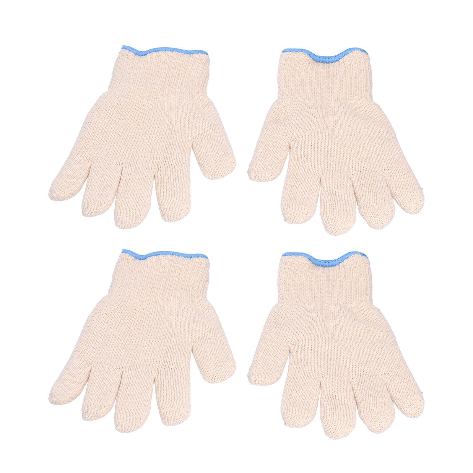 2 Pairs Thermal Insulated Gloves 300℃ Heat Resistant Non Slip Anti Scalding Mitts for BBQ Oven — image 6