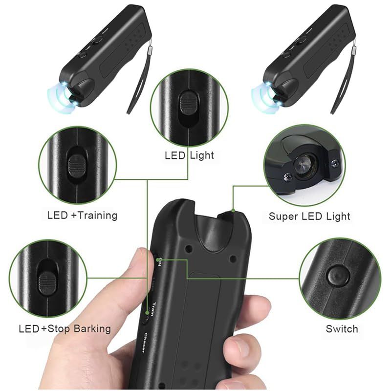 Ultrasonic Dog Repeller, Anti Barking Devices Super Ultrasonic Dog Chaser Dog Bark Deterrent Device Bark Box Sonic Barking Deterrent Devices — image 2