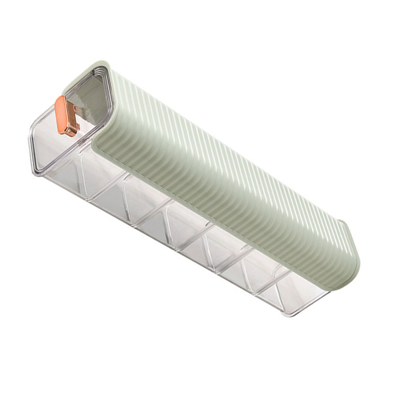 Wall Underwear Organizer Detachable Dustproof Moistureproof Wall Mount Drawer Organizer for Bedroom Home Light Green — image 4