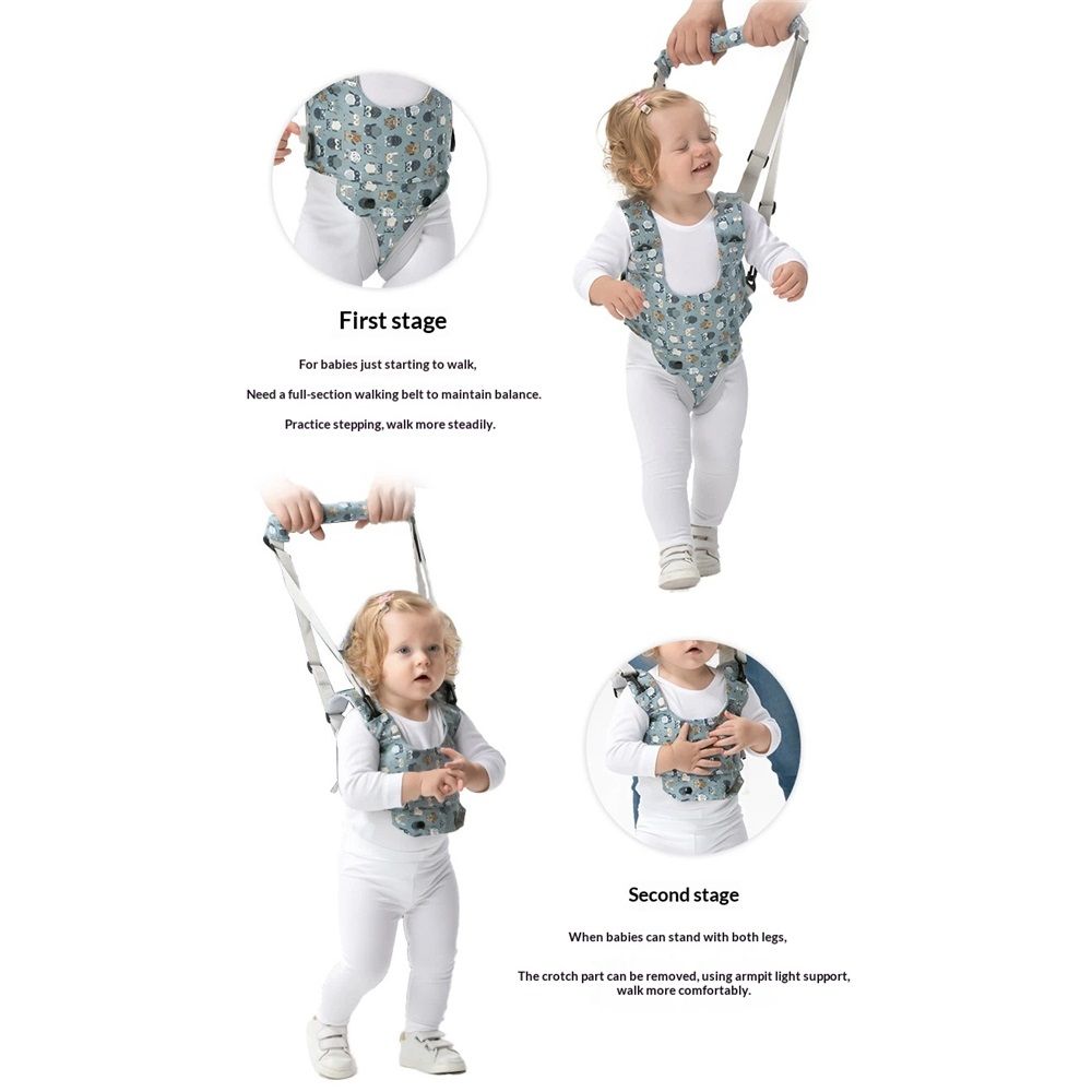 Baby Walker, Handheld Kids Toddler Walking Harness Helper Assistant Protective Belt Child Activity Walker Adjustable Standing Up Walking Learning Helper for โ image 5