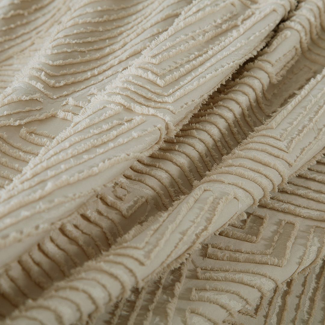 Tufted Textured Jacquard Quilt Cover Set - Super King Size — image 3