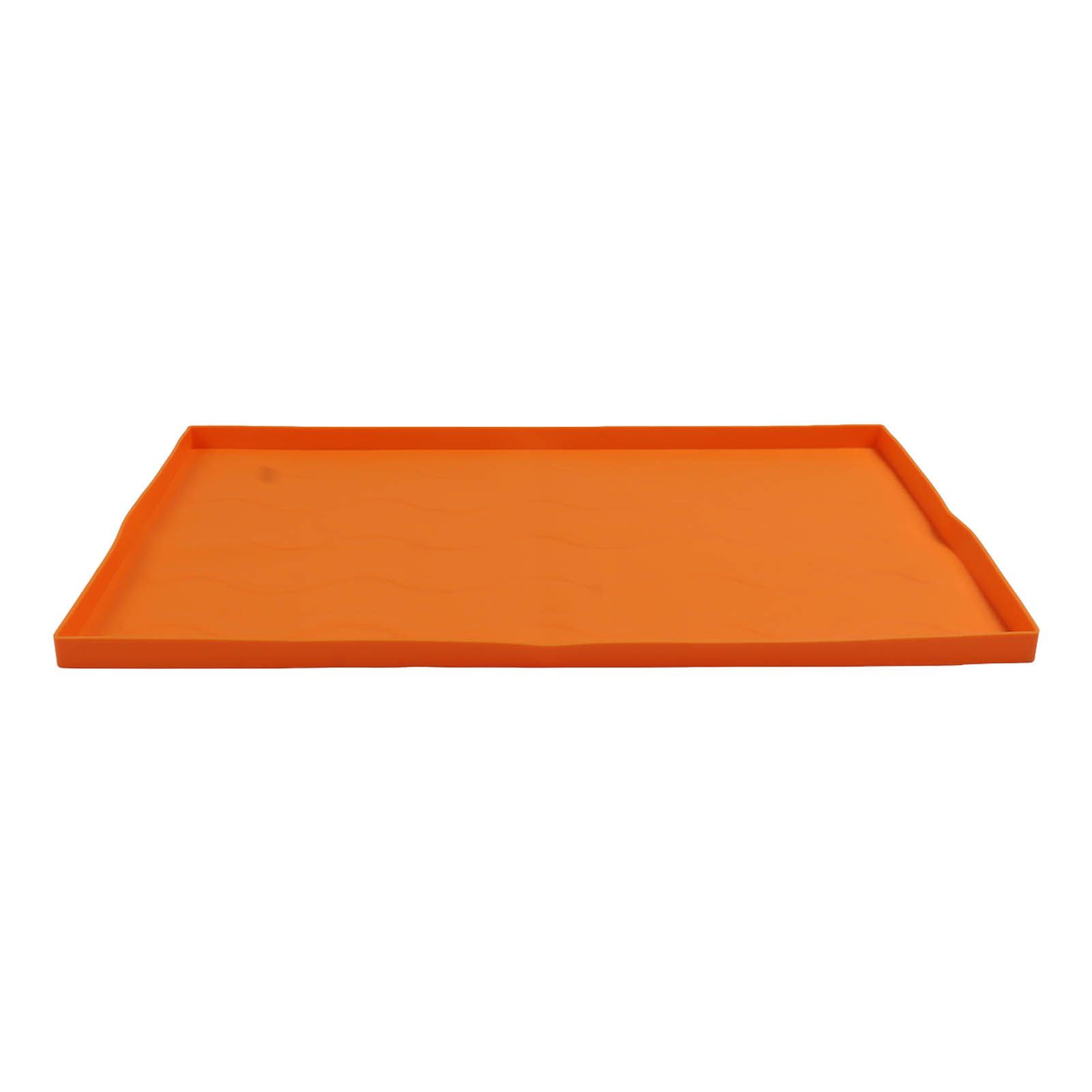 Grill Mat Silicone Blackstone Griddle Top Cover Anti Sticky Grill Protective Cover Mat 22inch Orabge — image 5