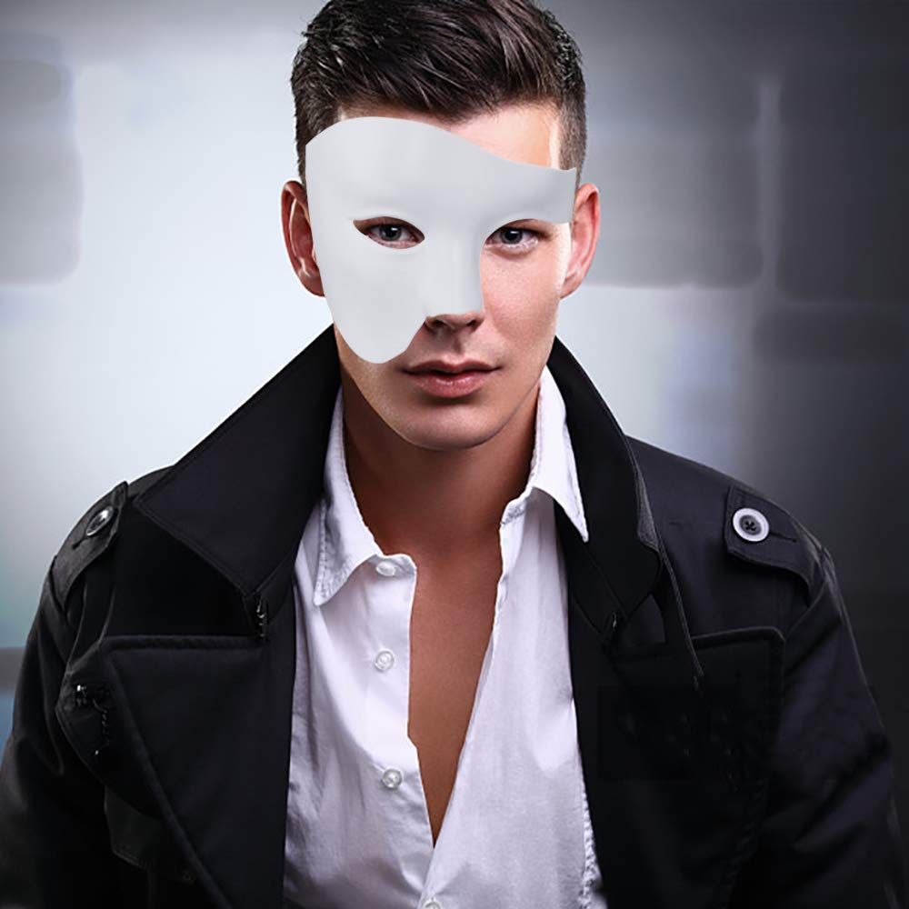 Men's Phantom Of The Opera Vintage Design Venetian Carnival Masquerade Mask Well-made with intricate design — image 3