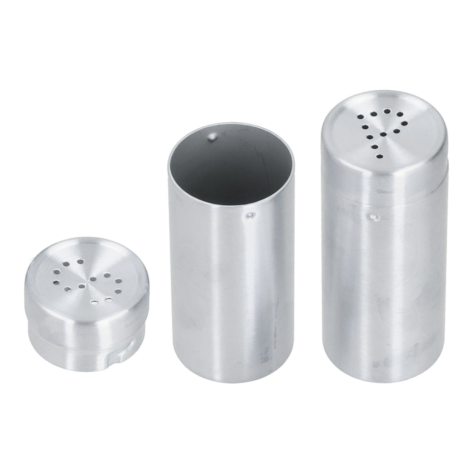 2pcs Spice Jar Stainless Steel Seasoning Bottle Salt and Pepper Shaker Kitchen ToolStainless Steel Color — image 6