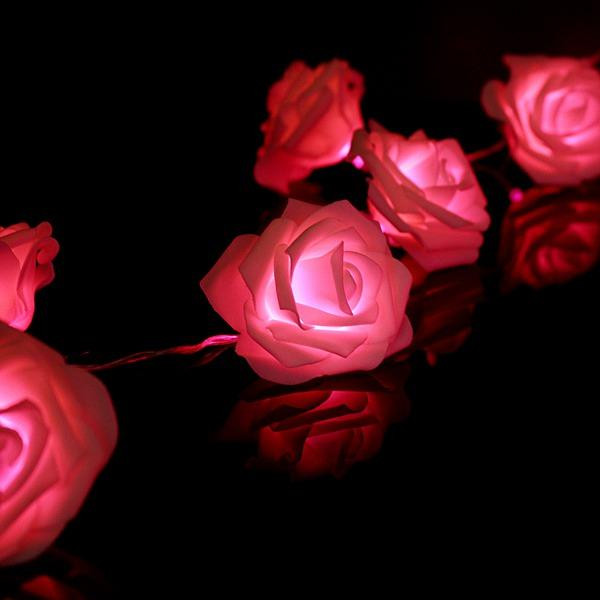 Red Rose battery string fairy light - party night light wedding decoration โ image 3