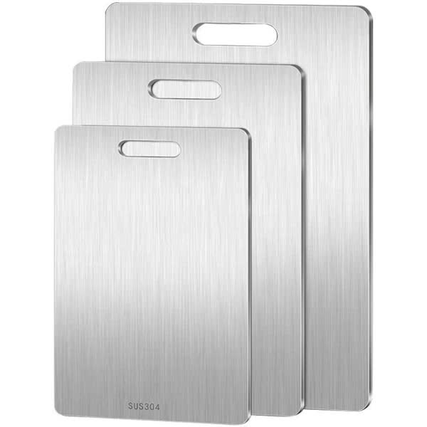 Titanium Cutting Board for Meat and Fruit Double Sided Non-Slip 34 × 23cm FD17-FA