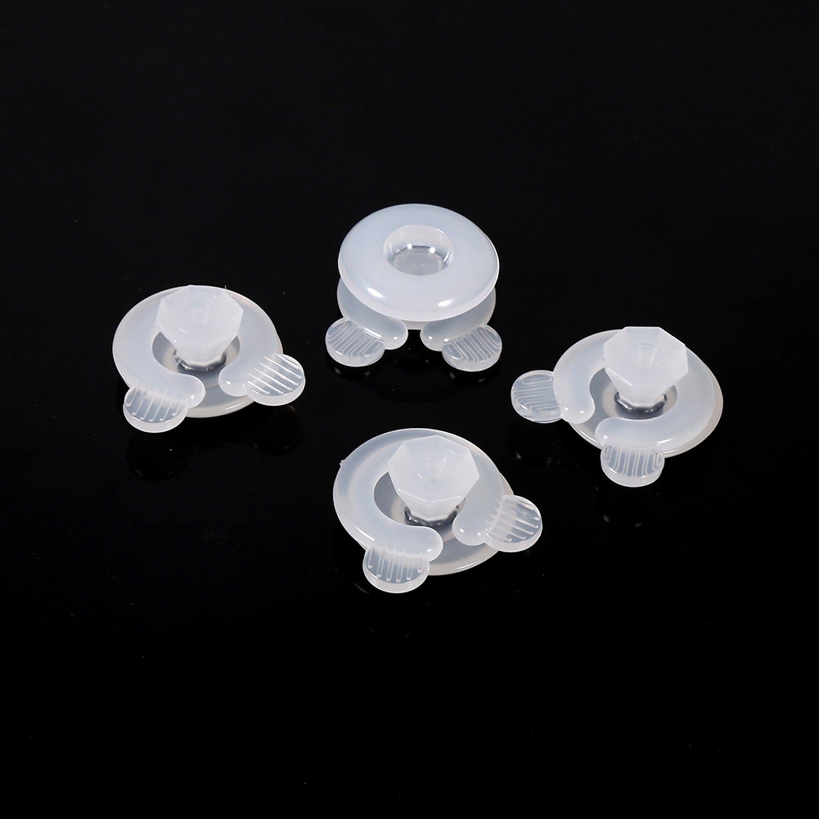 4Pcs Bed Duvet Quilt Cover Clips Fasteners Bedroom Bedding Quilts Fixing Holder Gripper Plastic — image 3